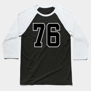 Number 76 Baseball T-Shirt